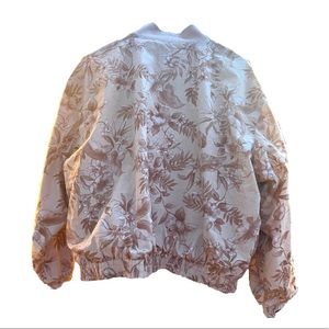 VINTAGE WOMENS FLORAL BOMBER JACKET